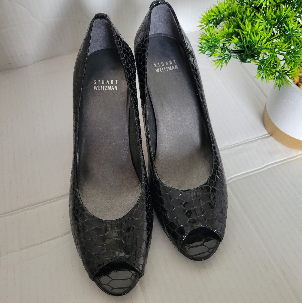 %Authentic Stuart Weitzman High Heels Black Heels… - image 2